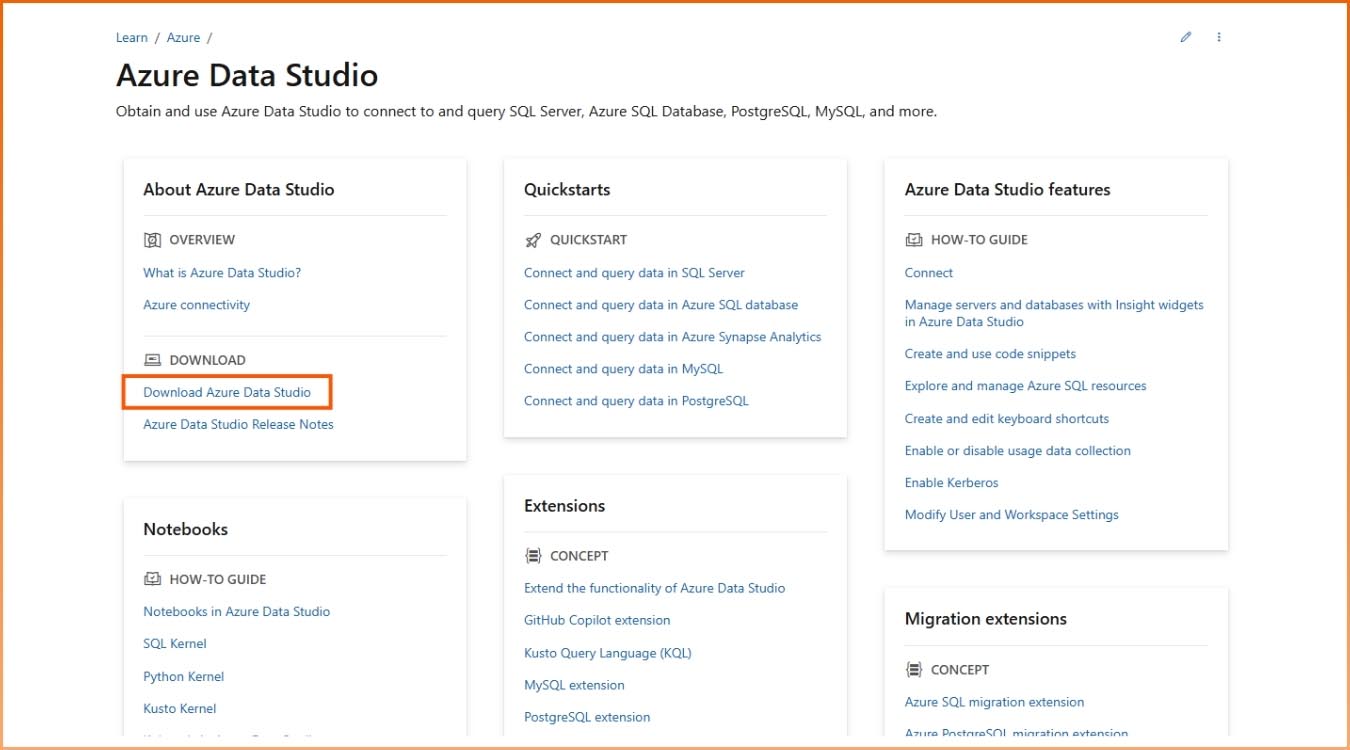 Azure Data Studio là gì? Cách cài đặt và sử dụng Azure Data Studio