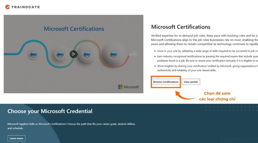 Hướng dẫn đăng ký thi chứng chỉ Microsoft