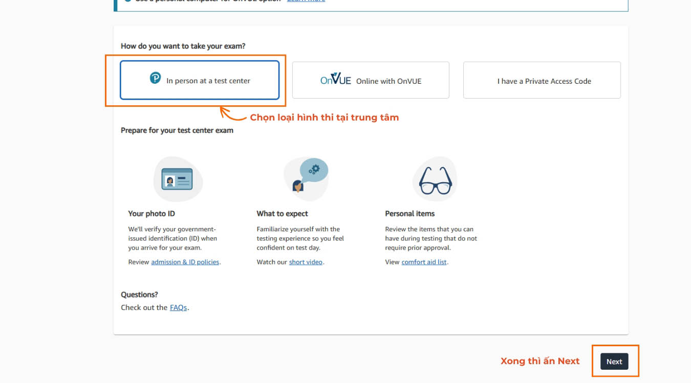 Hướng dẫn đăng ký thi chứng chỉ AWS tại Việt Nam